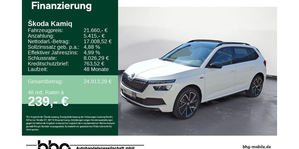 Skoda Kamiq 36.480 km 21.660 &euro; Lörrach 79540