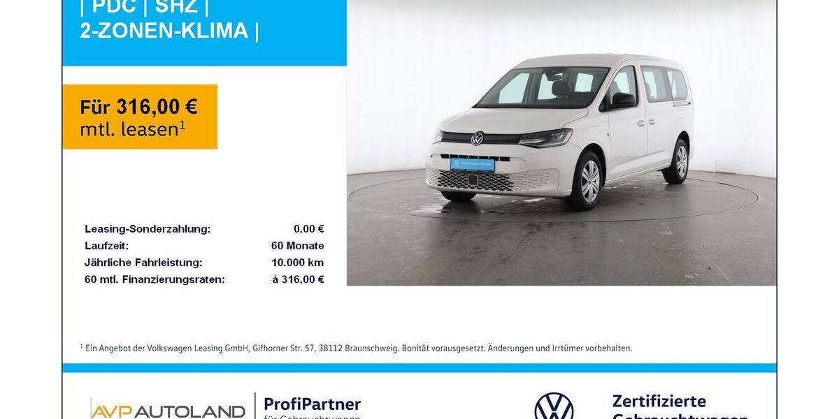VW Caddy Maxi 89.990 km 23.499 &euro; Plattling 94447