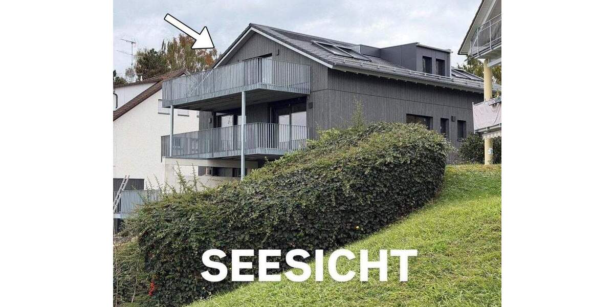 Überlingen - Seesicht - Dachgeschoss Wohnung 4 Zimmer mit Balkon - Traumhaft 4 zimmer