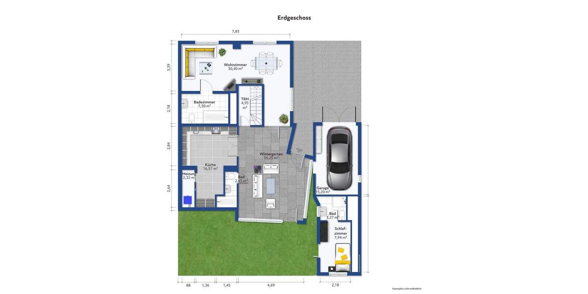 Doppelhaushälfte mit Einliegerwohnung*teilmöbeliert* 6 zimmer