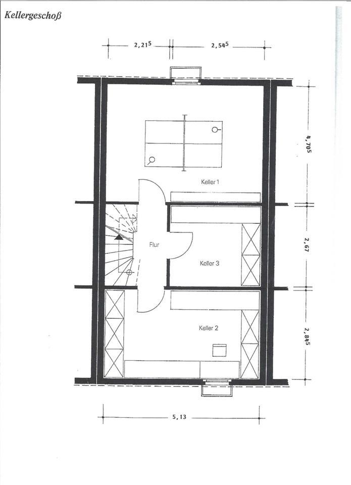 Reihenmittelhaus in KR-Uerdingen zu vermieten 1.000 € Kaltmiete zimmer