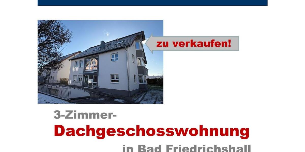 3-Zi-DG-Wohnung in Bad Friedrichshall Jagstfeld 3 zimmer