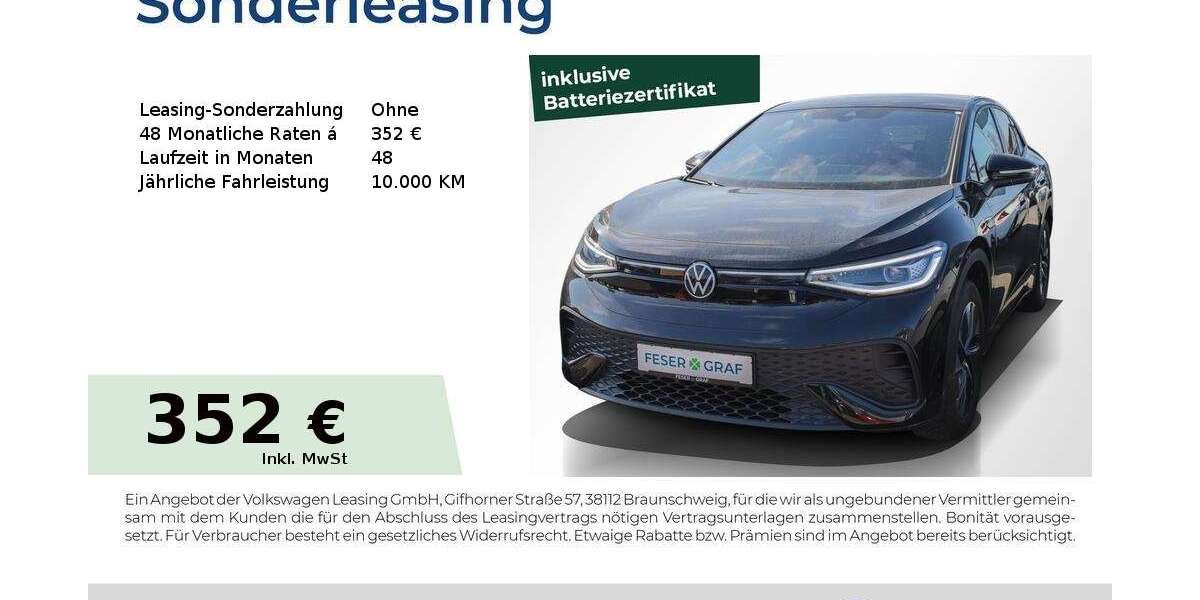 VW ID.5 61.110 km 25.404 &euro; Nürnberg 90411