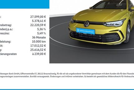 VW Golf 15.408 km 27.599 &euro; Nordhausen 99734