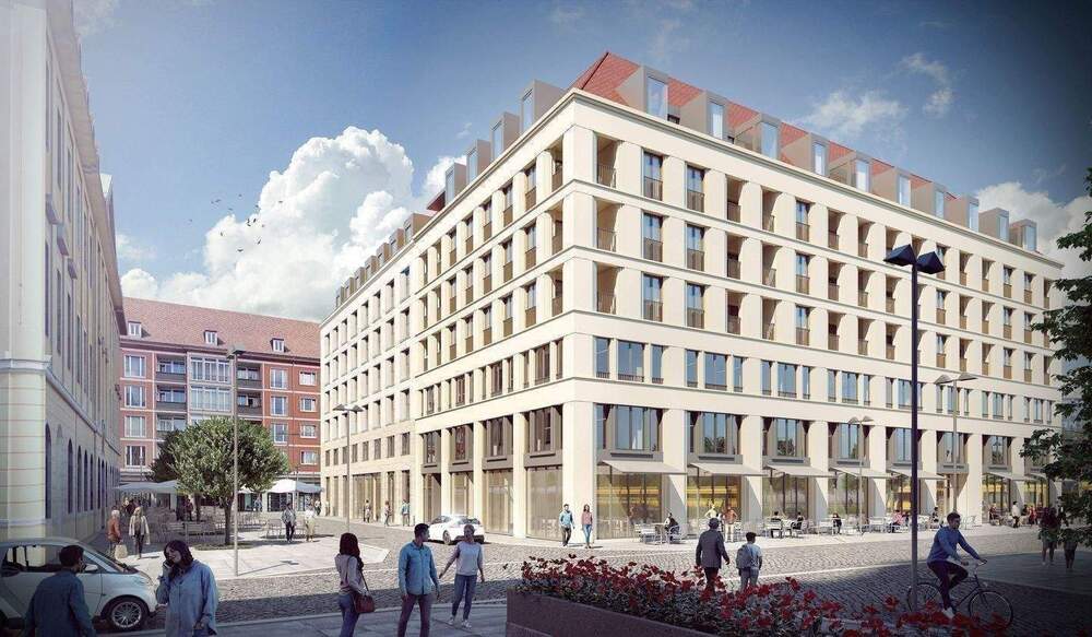 Etagenwohnung Dresden Innere Altstadt - 3 Zimmer, 90 m&sup2;, 1.586&euro; | Angebot:25600923
