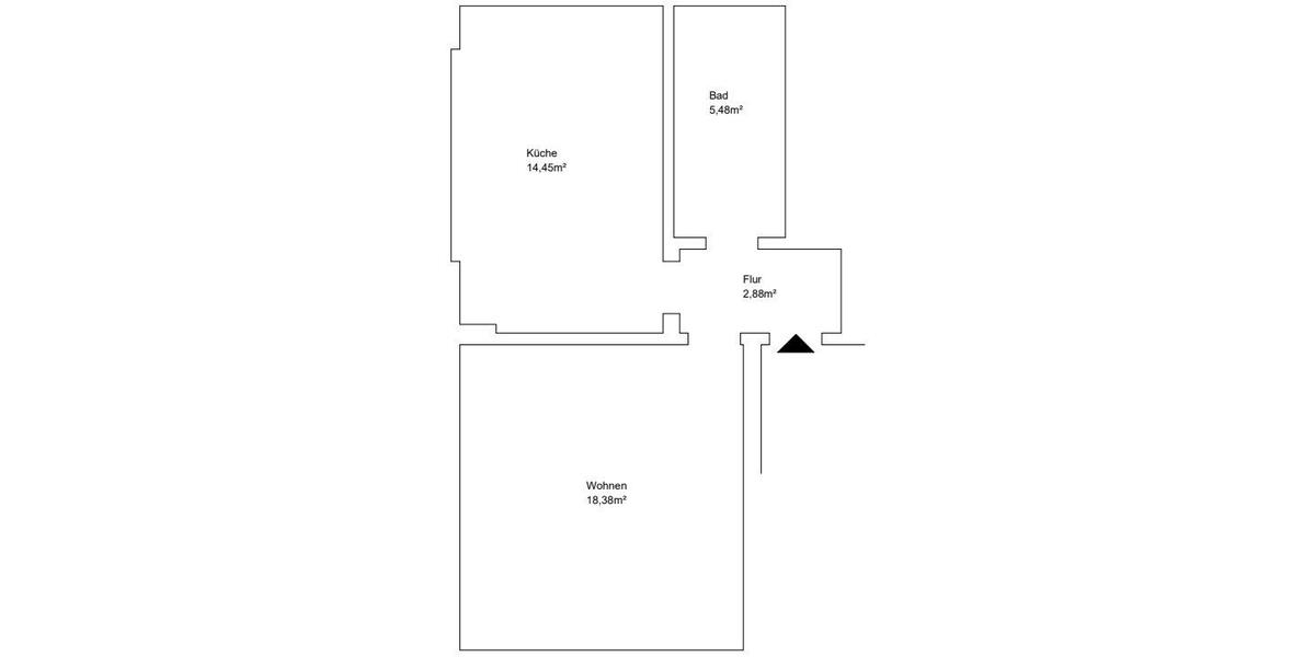 Etagenwohnung Forst (Lausitz) - 1 Zimmer, 45 m&sup2;, 360&euro; | Angebot:26381819