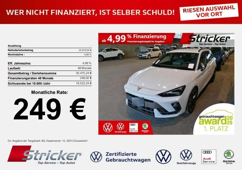 Cupra Leon 16.116 km 25.878 &euro; Detmold 32760