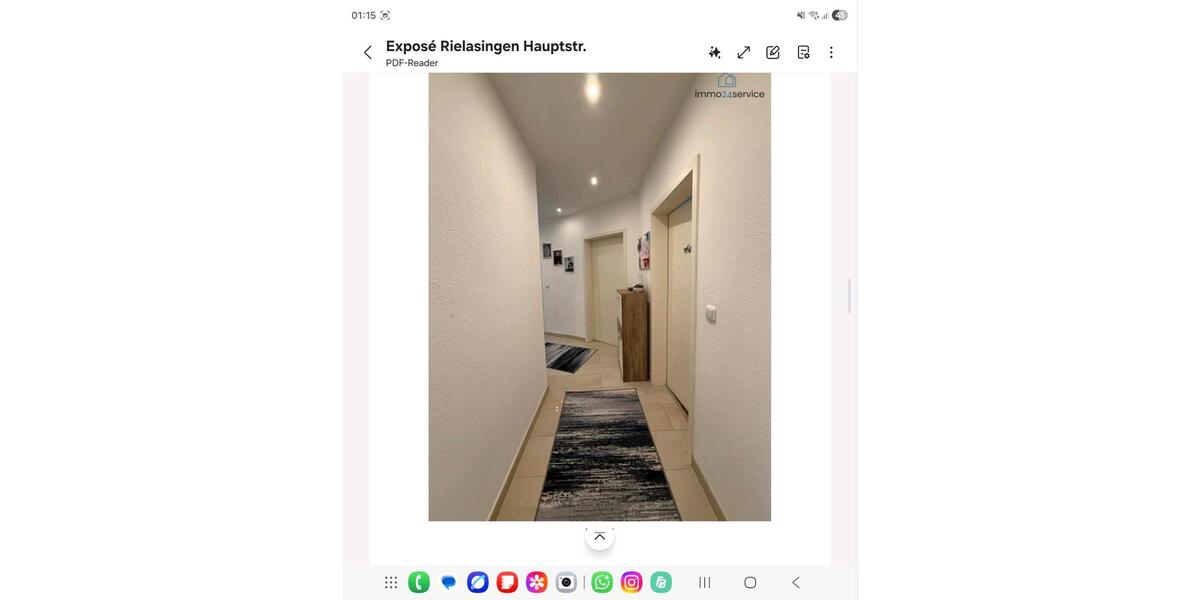 Etagenwohnung Rielasingen-Worblingen Worblingen - 3 Zimmer, 85 m&sup2;, 1.300&euro; | Angebot:26400991