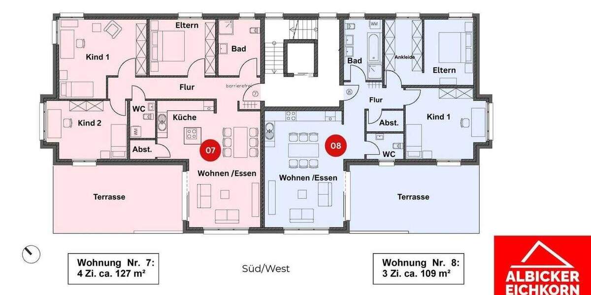 Etagenwohnung Wutöschingen - 4 Zimmer, 127 m&sup2;, 546.100&euro; | Angebot:25744828