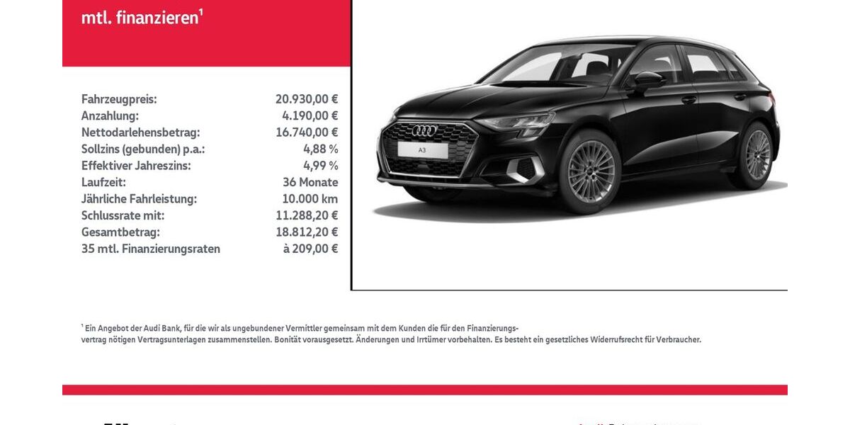 Audi A3 56.140 km 20.930 &euro; Nordhausen 99734