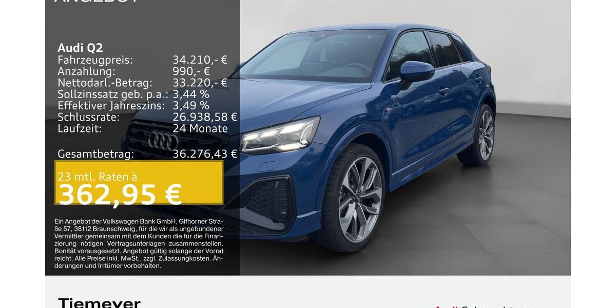 Audi Q2 12.832 km 33.870 &euro; Lüdenscheid 58511