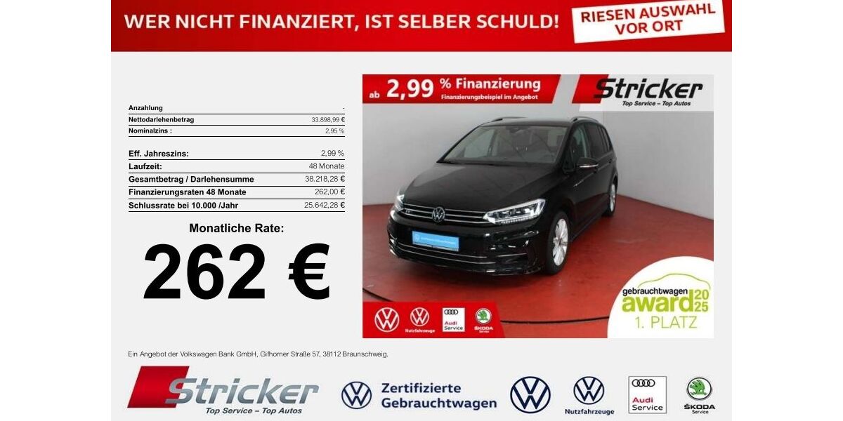 VW Touran 25.064 km 32.489 &euro; Horn-Bad Meinberg 32805