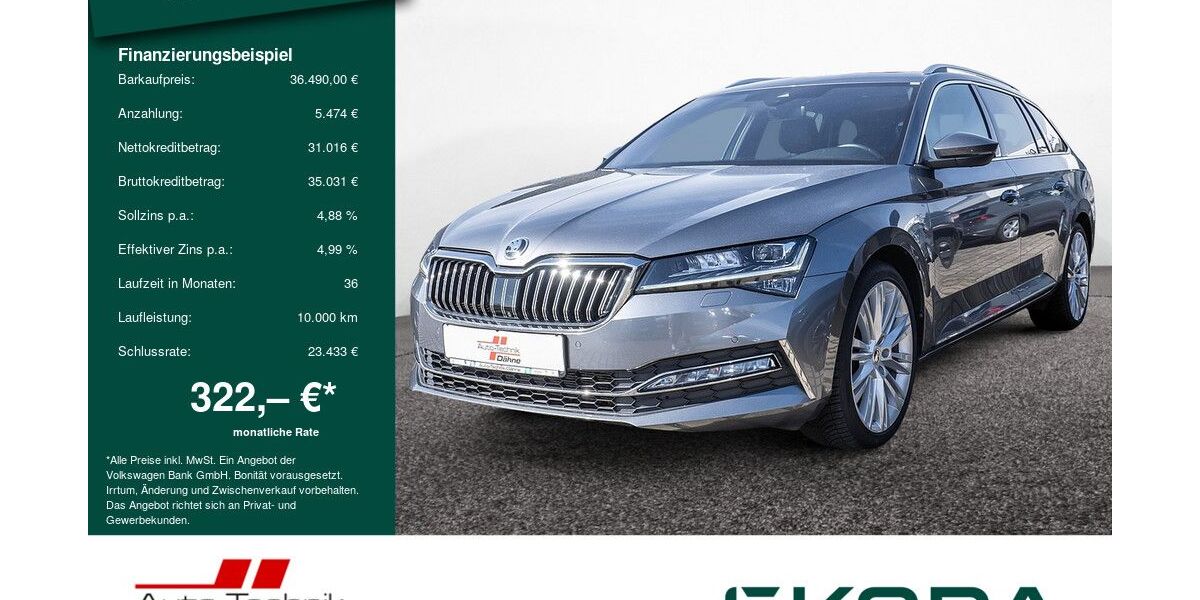 Skoda Superb 58.172 km 36.490 &euro; Wittenberge 19322