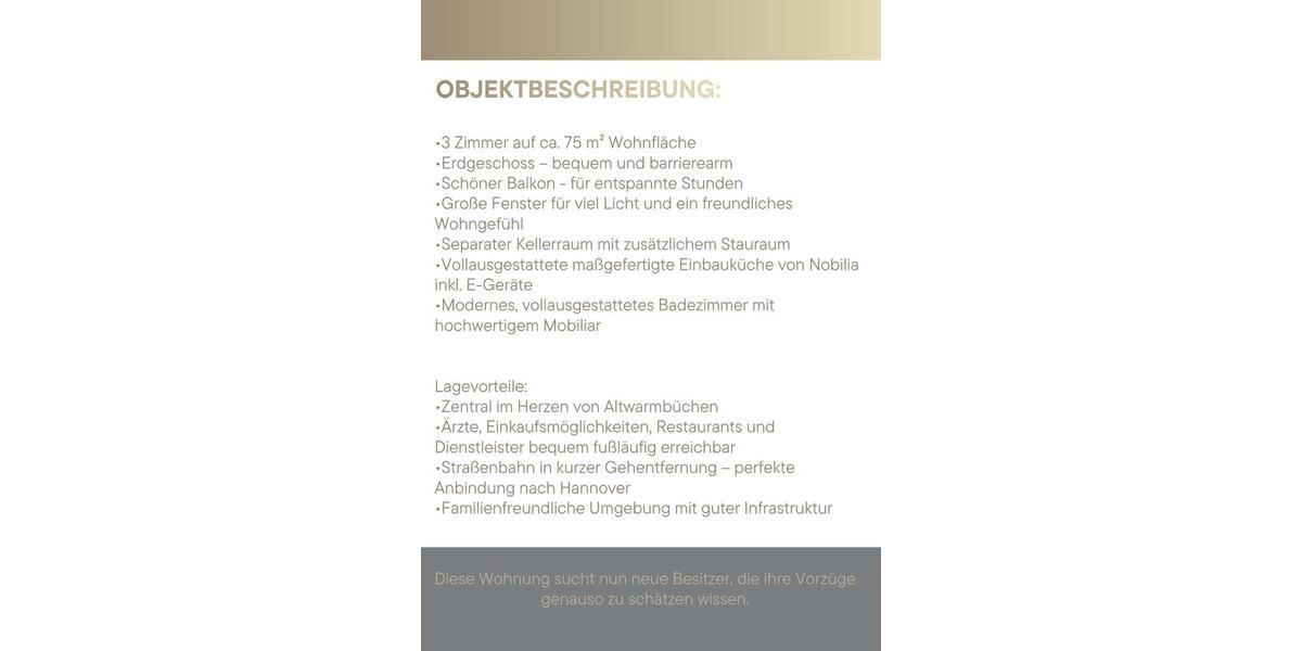 moderne 3 Zimmer Eigentumswohnung - RESERVIERT 3 zimmer