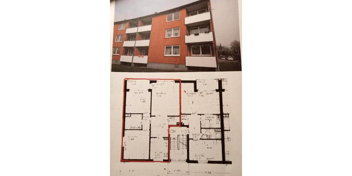 Etagenwohnung Damp - 3 Zimmer, 69 m&sup2;, 172.500&euro; | Angebot:26710309