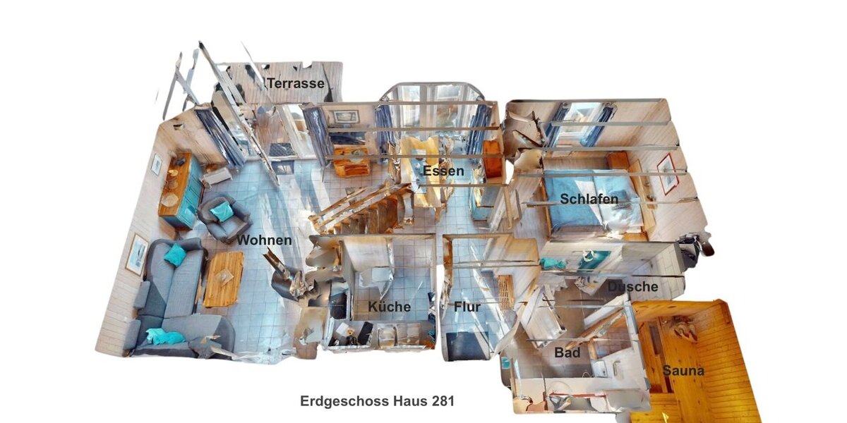 Ferienhaus Nr. 281 im Ferienpark Mirow - zentrale Lage, modernisiert - Einfamilienhaus Mirow | Angebot:19998637