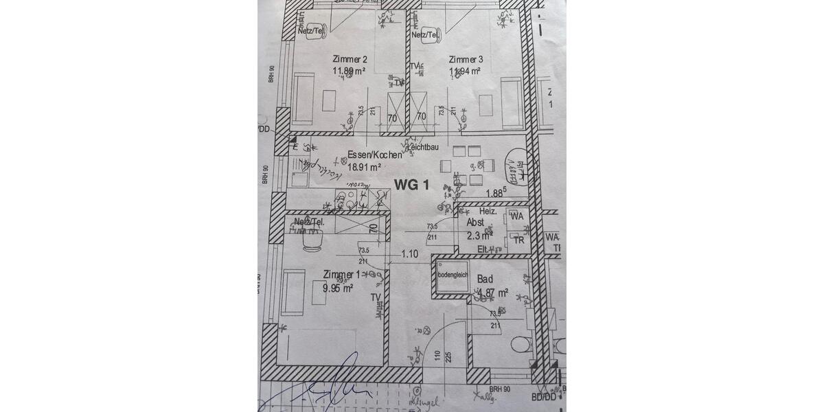 Erdgeschoßwohnung Vechta - 2 Zimmer, 61 m&sup2;, 230.000&euro; | Angebot:25932028