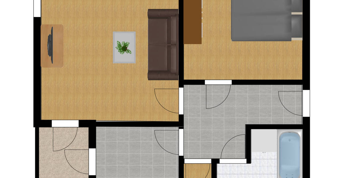 Etagenwohnung Passau Heining - 2 Zimmer, 46 m&sup2;, 520&euro; | Angebot:26630854