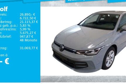 VW Golf 13.524 km 26.890 &euro; Hannover 30655