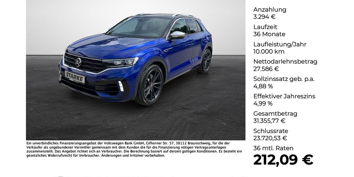 VW T-Roc 24.675 km 30.880 &euro; Georgsmarienhütte (Osnabrück) 49124