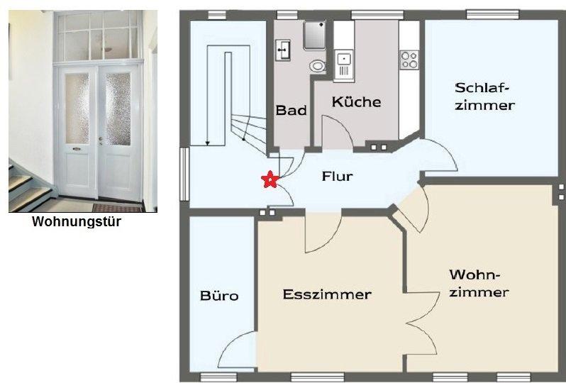 Dachgeschoßwohnung Minden - 4 Zimmer, 86 m&sup2;, 800&euro; | Angebot:26315032