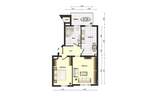 Etagenwohnung Altenburg - 2 Zimmer, 59 m&sup2;, 34.000&euro; | Angebot:25800268