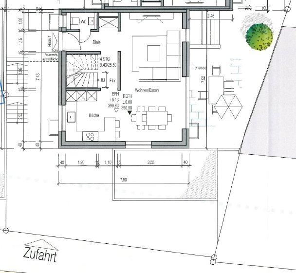 Doppelhaushälfte Hattenhofen - 6 Zimmer, 148 m&sup2;, 569.000&euro; | Angebot:27048373