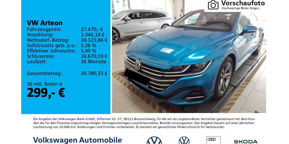 VW Arteon 55.457 km 27.470 &euro; Leipzig 04277