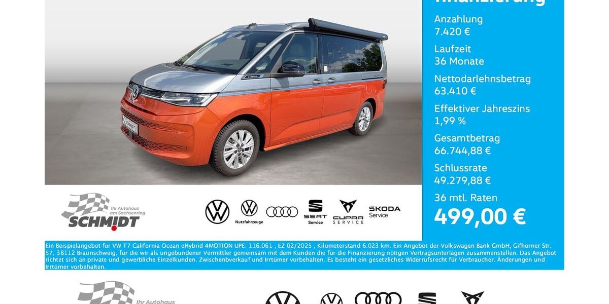 VW T7 California 6.023 km 70.830 &euro; Bernsdorf 09337