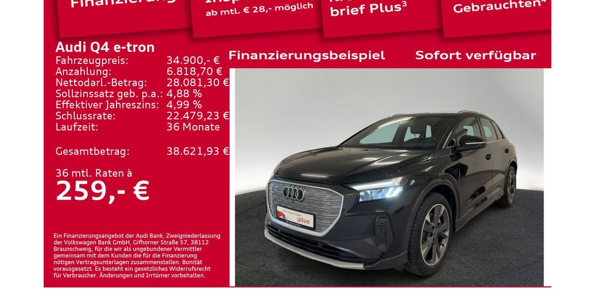 Audi Q4 e-tron 15.600 km 34.900 &euro; Berlin 12489
