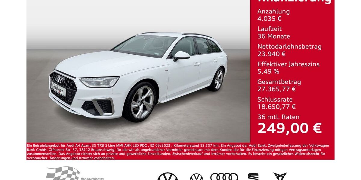 Audi A4 52.557 km 27.975 &euro; Bernsdorf 09337