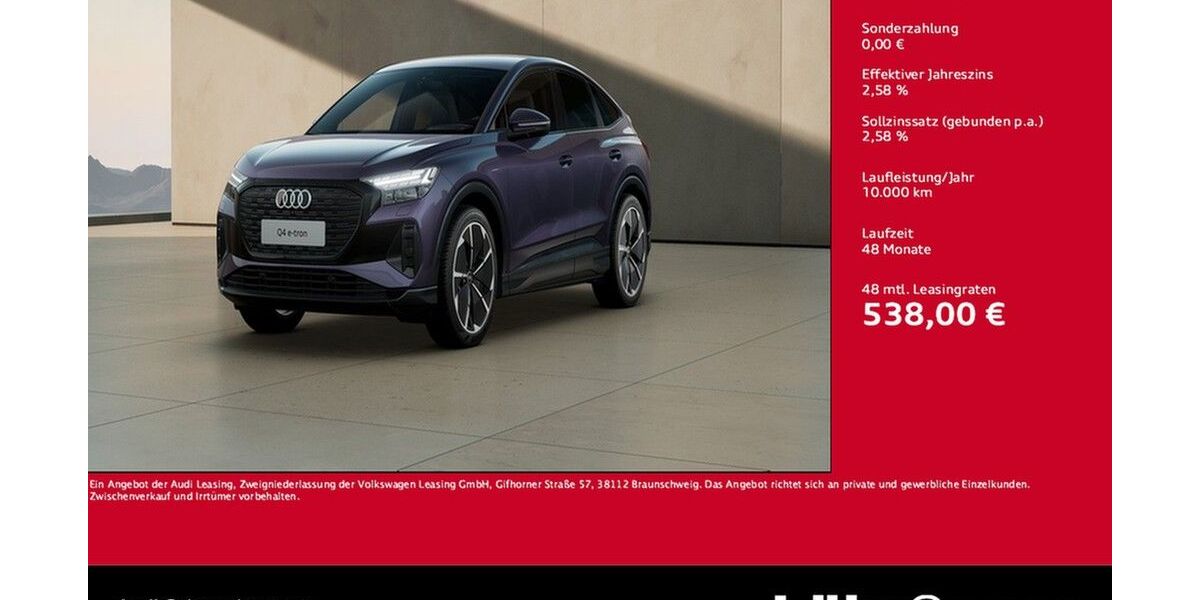 Audi Q4 e-tron 5.900 km 54.980 &euro; Trier 54292