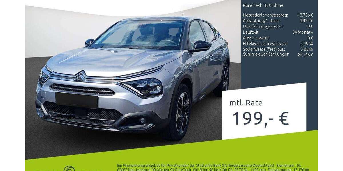 Citroen C4 30.131 km 17.170 &euro; Dülmen 48249