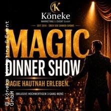Magic Dinner Show mit 3-Gang-Menü 03.12.2026 Scarabeo Minden