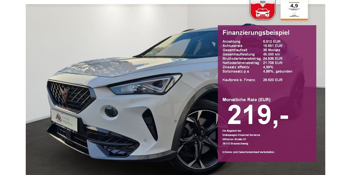 Cupra Formentor 28.100 km 28.620 &euro; Albbruck 79774