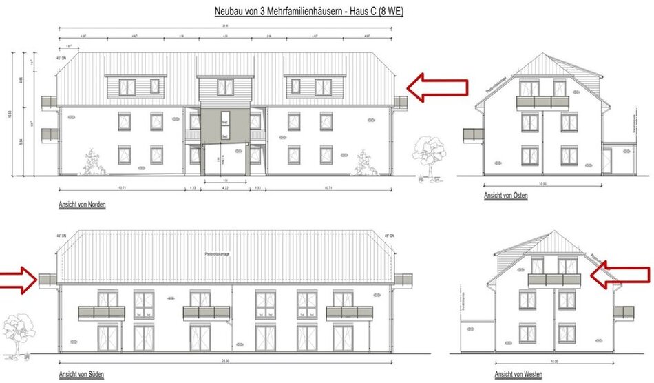Neubau einer Eigentumswohnung in 25746 Heide - Dachgeschoß (ETW 8)