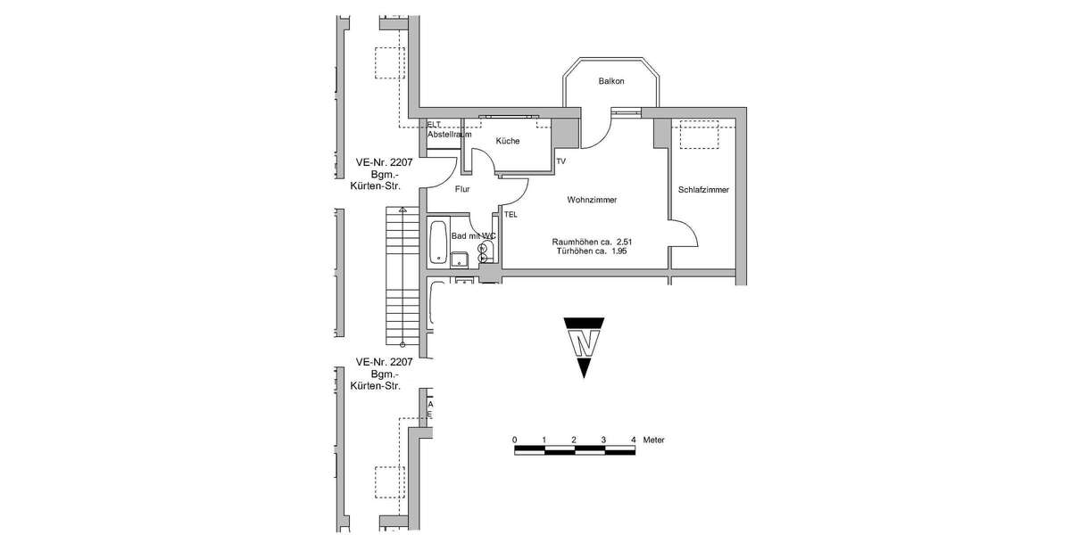 Etagenwohnung Bremen Blumenthal - 2 Zimmer, 48 m&sup2;, 456&euro; | Angebot:27131627