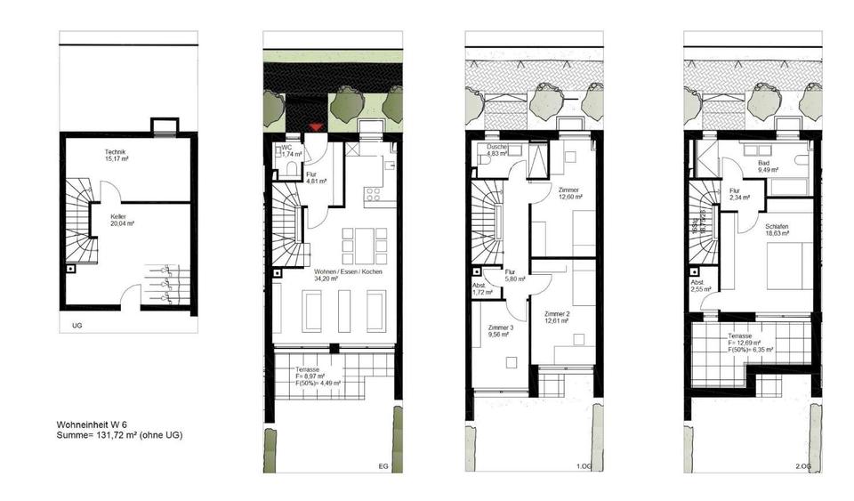 Etagenwohnung Frankfurt am Main Bergen-Enkheim - 5 Zimmer, 132 m&sup2;, 2.550&euro; | Angebot:25376533