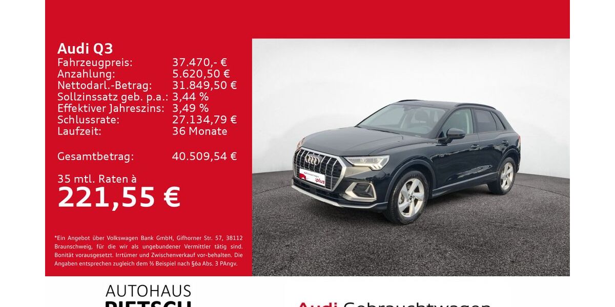 Audi Q3 3.213 km 37.470 &euro; Bünde 32257