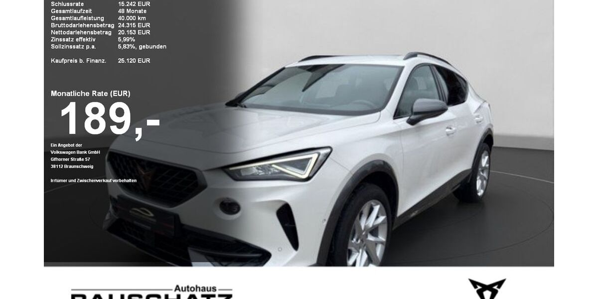 Cupra Formentor 66.557 km 25.120 &euro; Sigmaringen 72488
