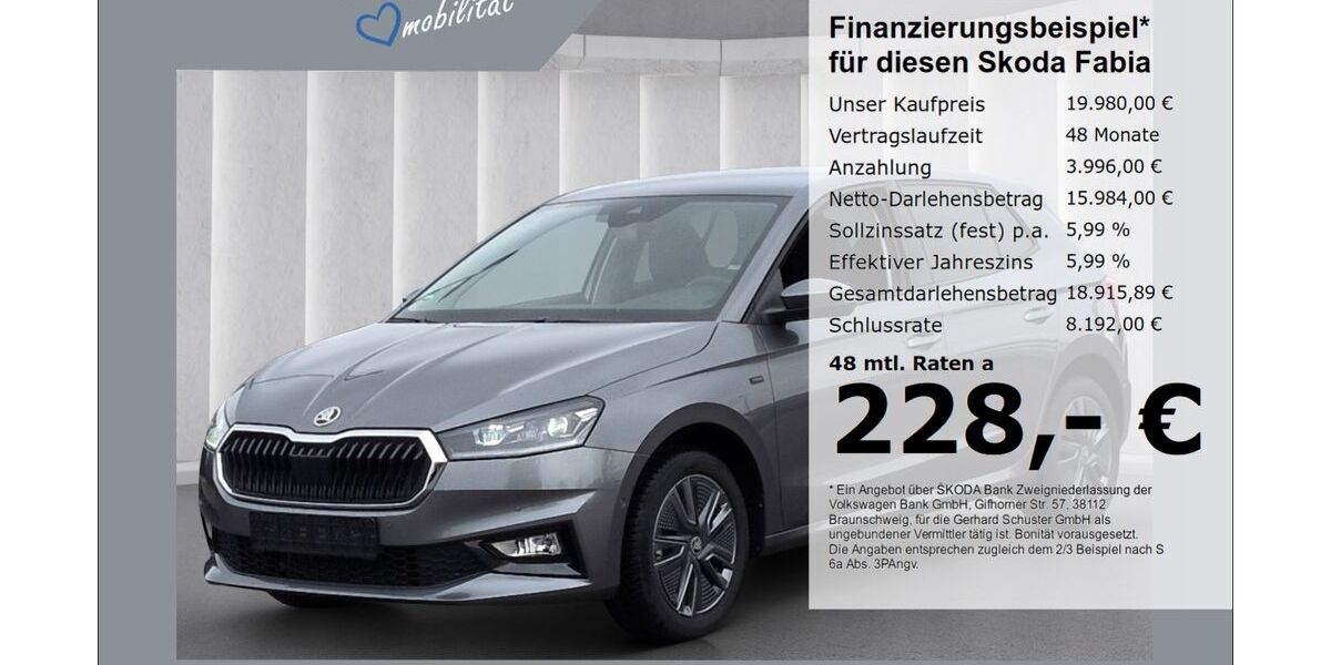 Skoda Fabia 22.118 km 19.980 &euro; Ruhstorf 94099
