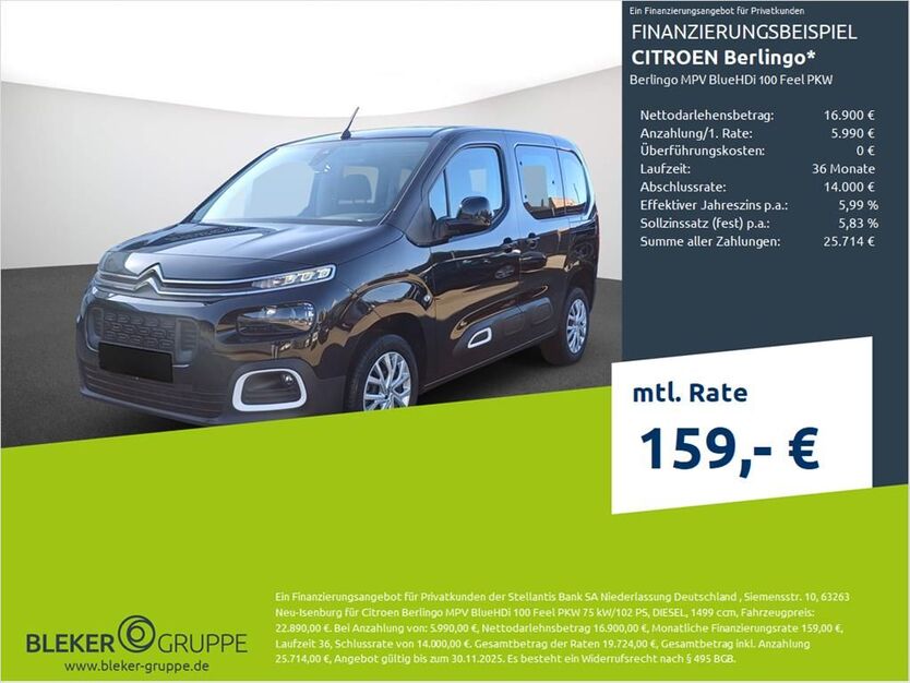 Citroen Berlingo 2.500 km 22.890 € Borken 46325