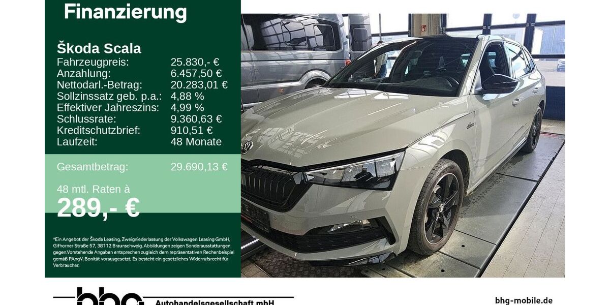 Skoda Scala 34.695 km 25.830 &euro; Reutlingen 72770