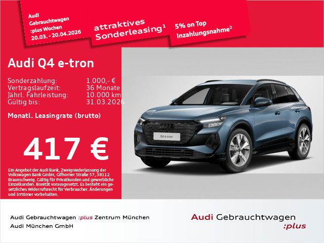 Audi Q4 e-tron 7.250 km 43.629 &euro; Eching 85386