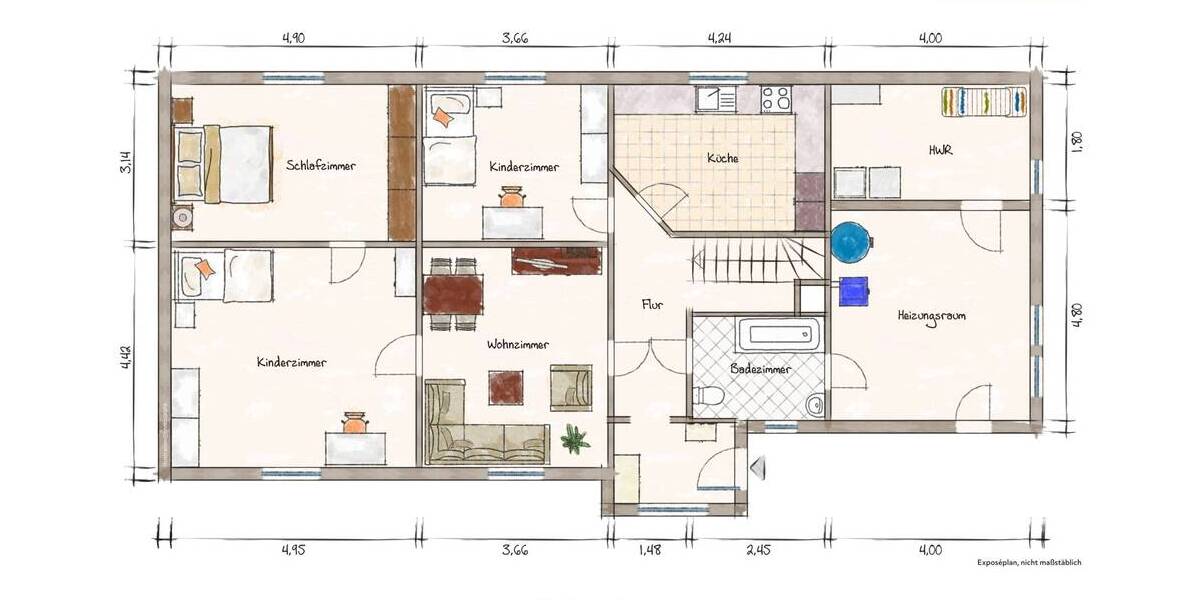 Einfamilienhaus Kelbra Thürungen - 4 Zimmer, 95 m&sup2;, 149.500&euro; | Angebot:25743635
