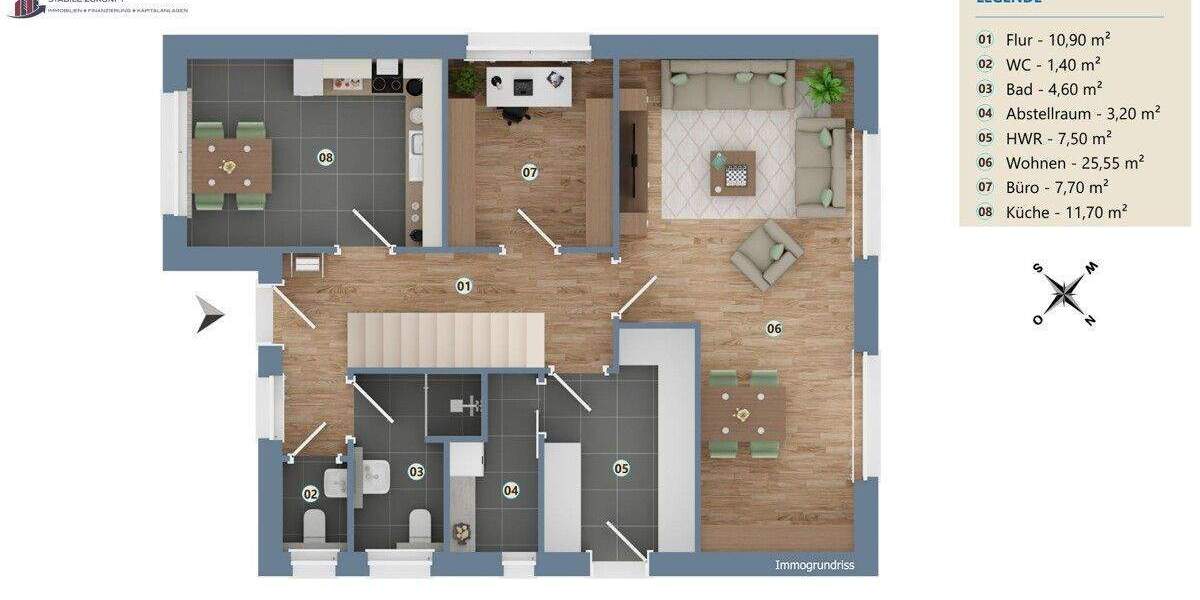 Einfamilienhaus Löningen - 3 Zimmer, 106 m&sup2;, 369.000&euro; | Angebot:25677626