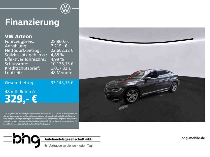 VW Arteon 50.919 km 28.860 € Reutlingen 72770