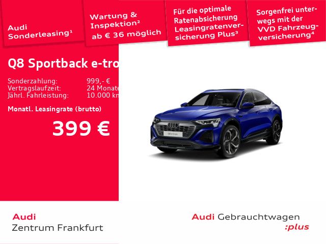 Audi Q8 e-tron 40.363 km 56.590 &euro; Frankfurt am Main 60314