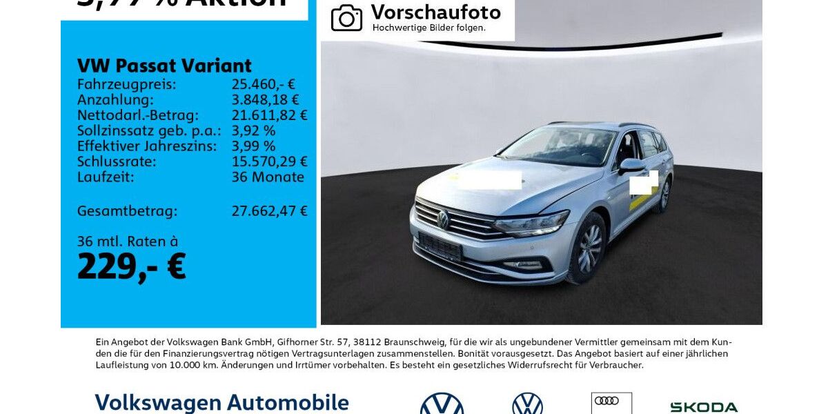 VW Passat 34.491 km 25.460 &euro; Leipzig 04178