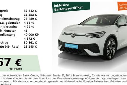 VW ID.5 12.550 km 37.740 &euro; Nürnberg 90441